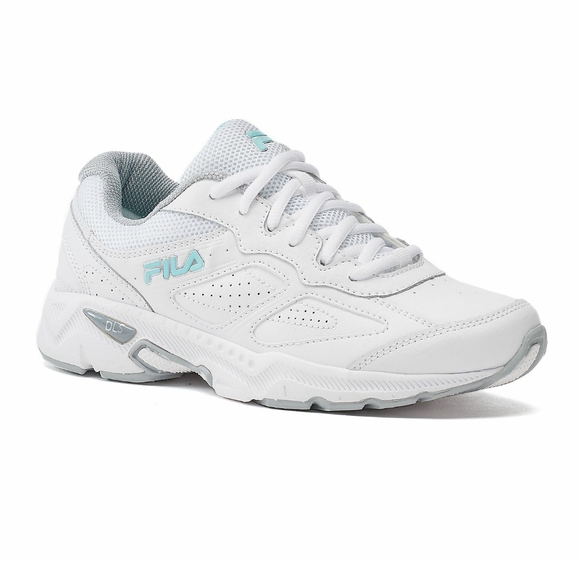 Fila Shoes - Fila memory glimpse women's shoes us size 11 white blue green memory foam